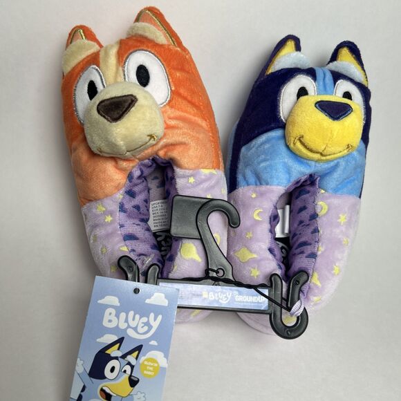 Other - NWT Bluey Kids Size 7/8 Glow in The Dark Slipper Warm Bluey & Bingo